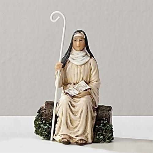 Statue St Padre Pio 3.5 inch Painted Resin Figurine Patron Saint Catholic Boxed