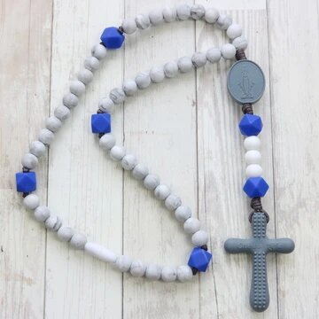 chews life teething rosary