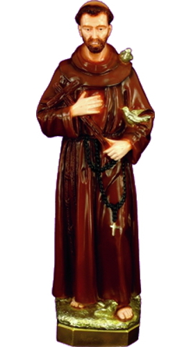 Garden Statue St Francis Assisi 24 Inch Outdoor Vinyl Generations