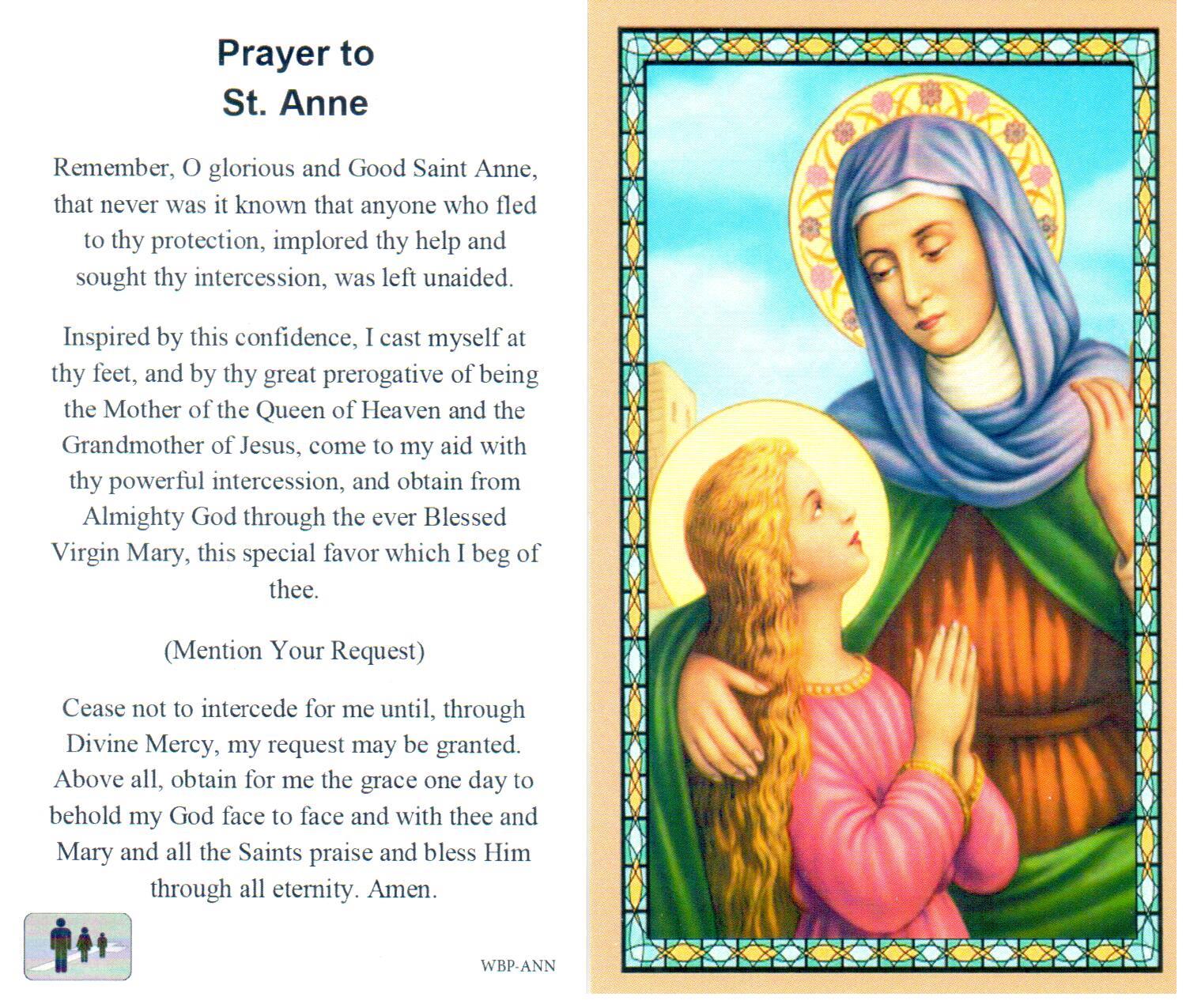 St. Scholastica Prayer Card