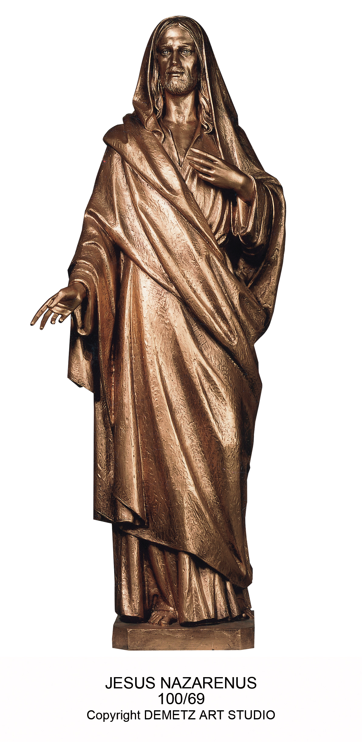 Statue Jesus Nazarenus 48" Linden Wood