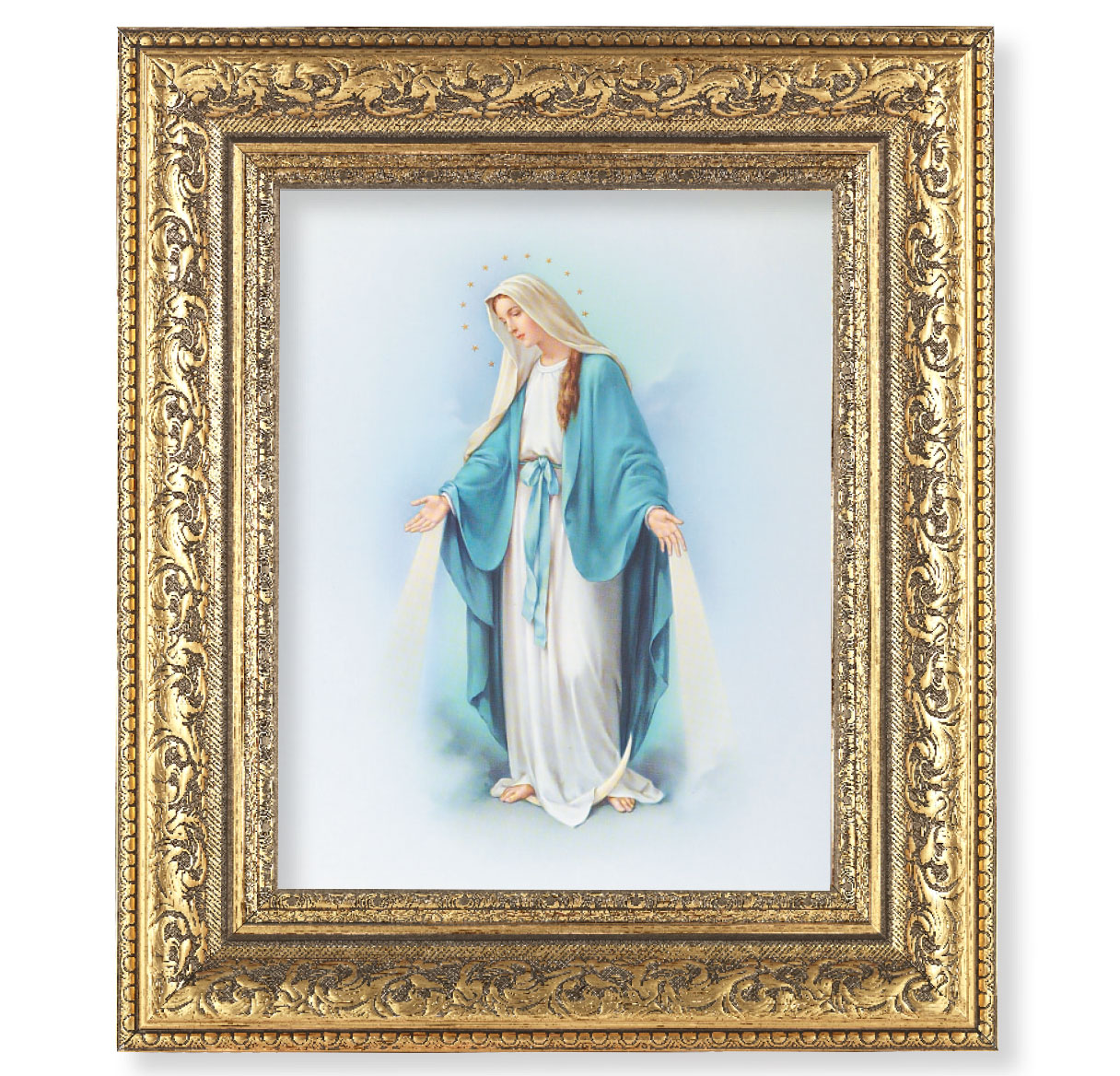 Print Our Lady of Grace 8 x 10 inch Gold Framed