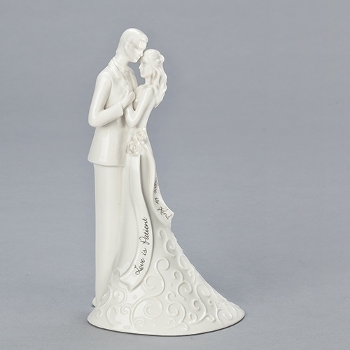 Wedding 8.5" Cake Topper Love Is Patient