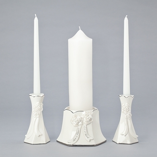 Wedding 6" Unity Candle Holder Set