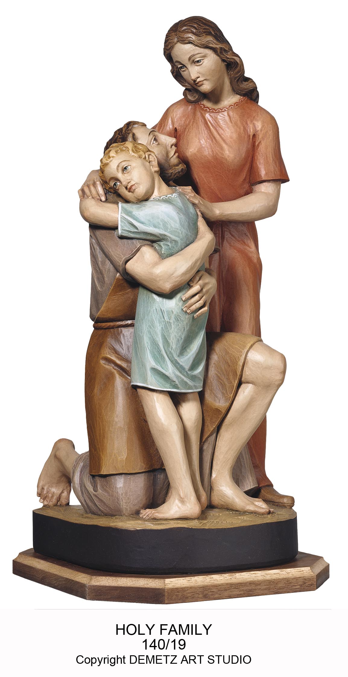 Statue Holy Family 20" Fiberglass