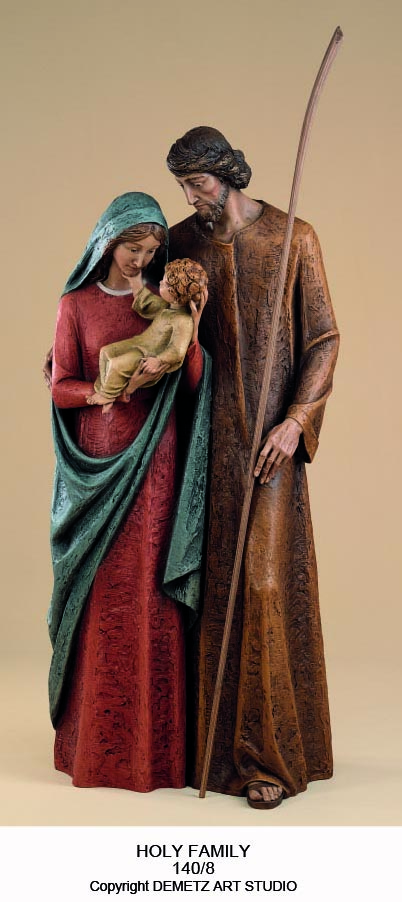 Statue Holy Family 24" Fiberglass