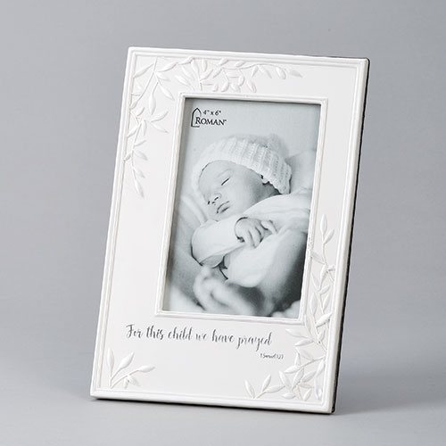 Baptism Frame 9" For This Child Frame