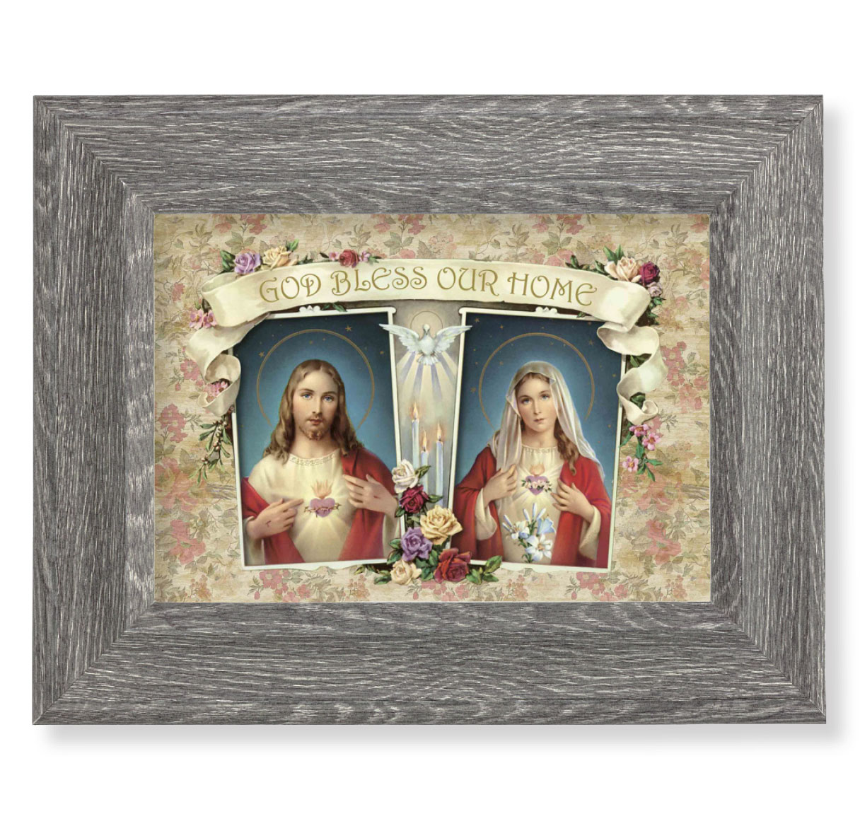 Print House Blessing - SHJ-IMH 5 x 7 inch Gray Framed