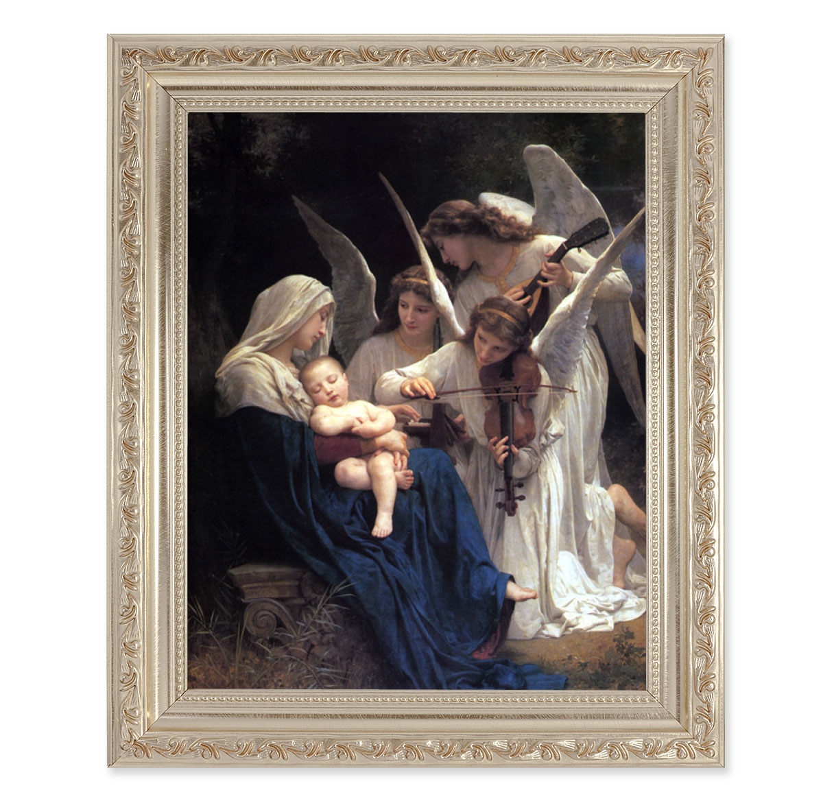 Print Heavenly Melody 10 x 12 inch Silver Framed