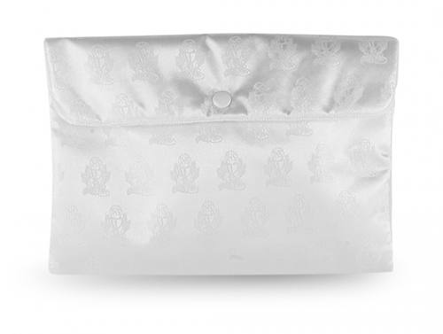 First Communion White Satin Purse Clutch