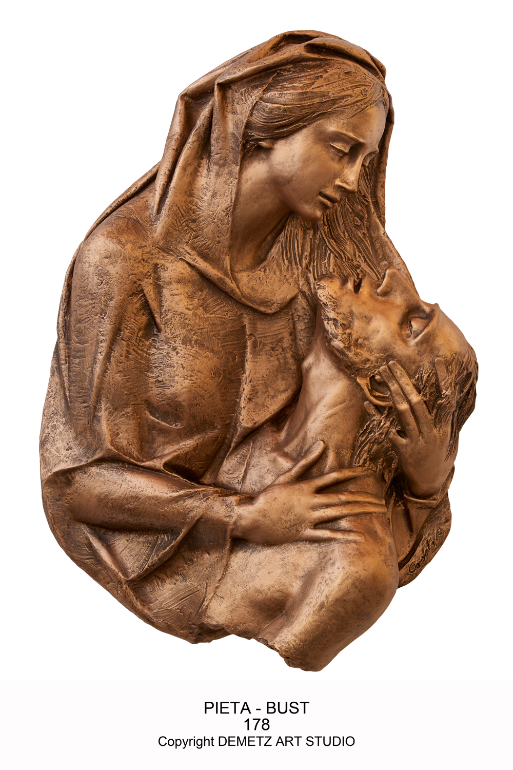 Statue Pieta - Bust 32" x 22" Fiberglass