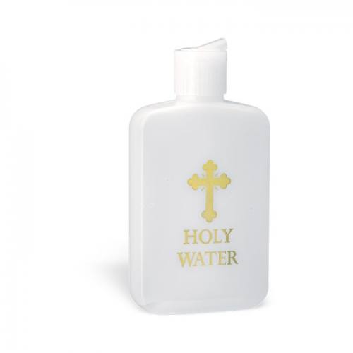 Holy Water Bottle 4oz Plastic