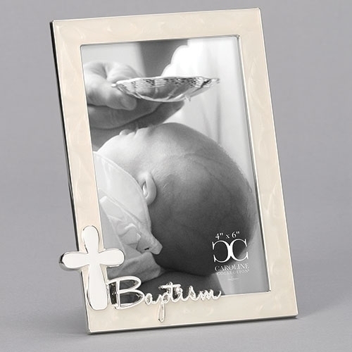 Baptism 7" Silver Frame