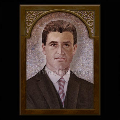 Gift Set Plaque and Holy Card Bl. Pier Giorgio Frassati