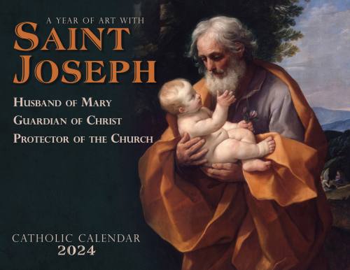 Catholic Liturgical Wall Calendar 2024: Saint Joseph