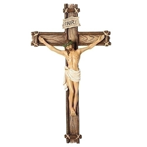 Crucifix Wall 10" Wood