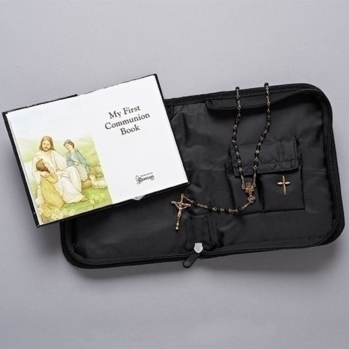 First Communion Set 4Pc Boy Folder