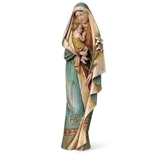 Statue 12.5" Madonna/Child