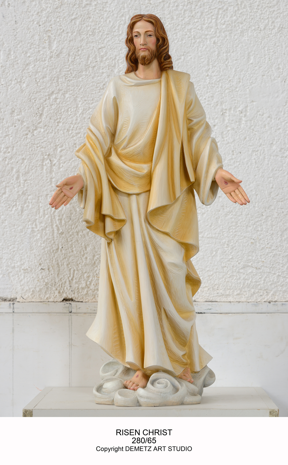 Statue Risen Christ 30" Fiberglass