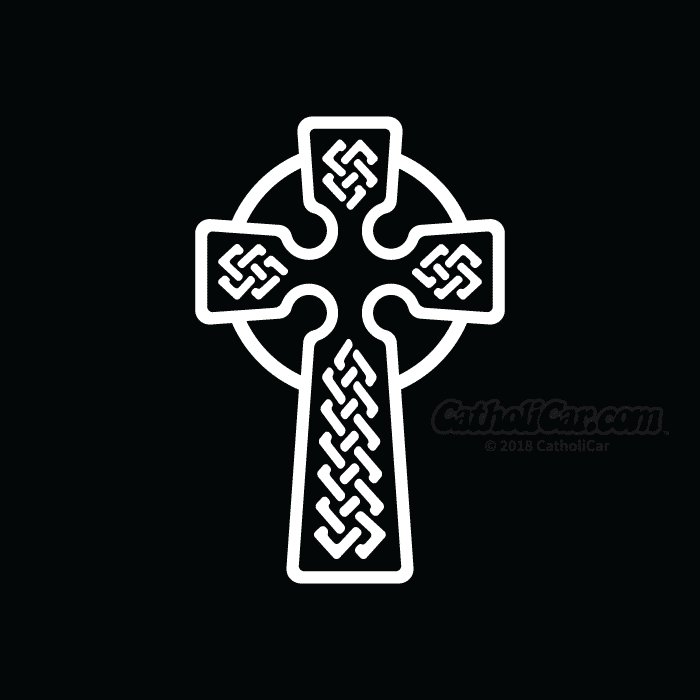 Auto Decal Celtic Cross