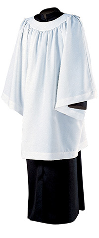 Surplice Adult Permanent Press Liturgical Poly/Cotton Blend