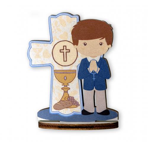 Figure First Communion Boy Wood