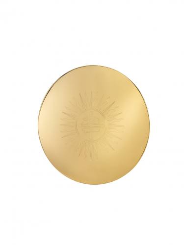 Scale Paten High Polish Gold Plated 5.5" IHS Design Alviti Creat