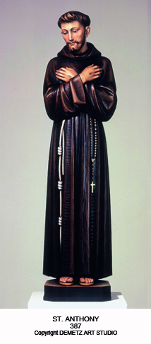 Statue St. Francis Of Assisi 36" Linden Wood