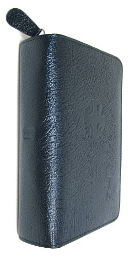 Zipper Cover Liturgy Hours Volume 1 Regular Print Leather Blue