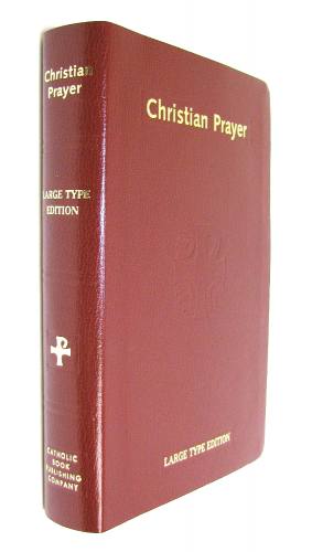 Christian Prayer Large Print Imitation Leather Burgundy