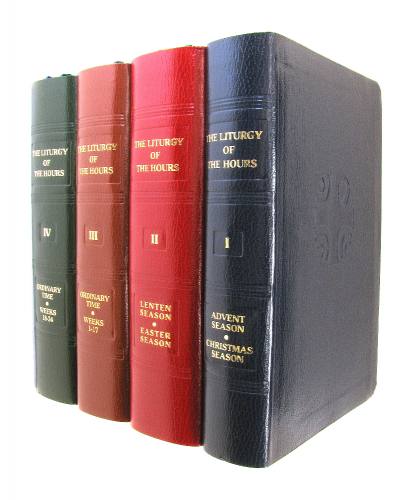 Liturgy of the Hours 4 Volume Set Regular Print Imitate Leather