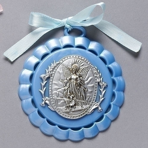 Baby Crib Medal Blue