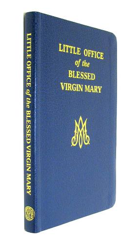 Little Office Blessed Virgin Mary Regular Print Im Leather Blue