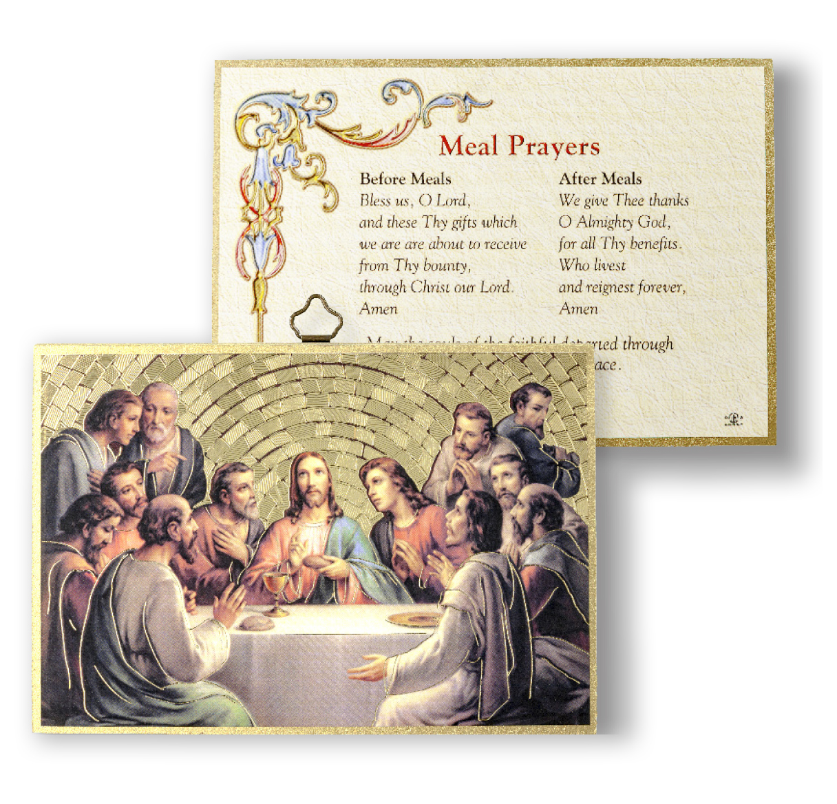 Plaque Meal Prayers 4 x 6 inch Mosaic