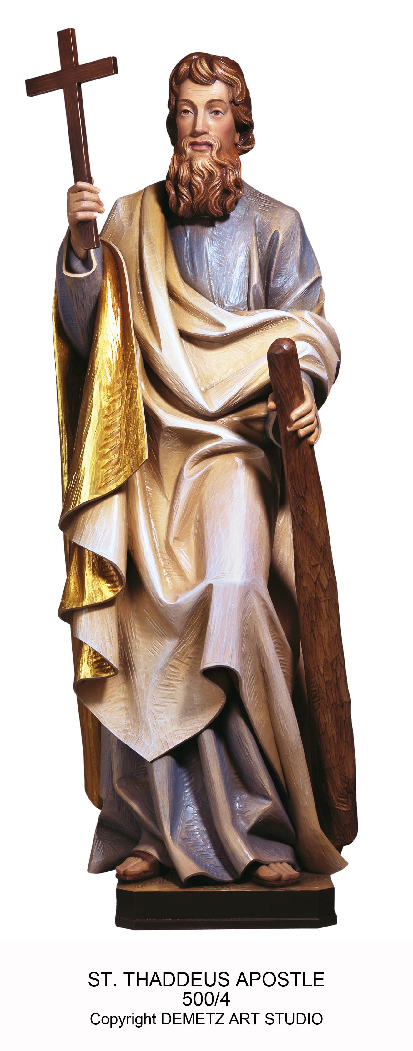 Statue 12 Apostles St. Thaddeus 36" Fiberglass
