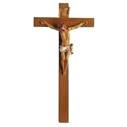 Crucifix Wall Fontanini Millennium 8.75 inch Wood Polymer