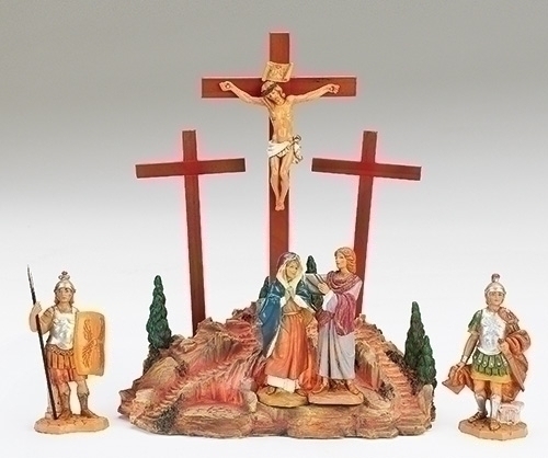 Fontanini 5" Scale Life of Christ Crucifixion Scene 4 Pieces Fontanini 5" Scale Life of Christ Crucifixion Scene 4 Pieces