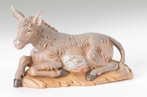 Fontanini 5" Scale Nativity Seated Donkey