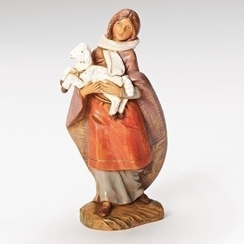 Fontanini 5" Scale Nativity Emma The Shepherdess
