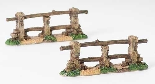 Fontanini 5" Scale Village Fence 2 Pieces