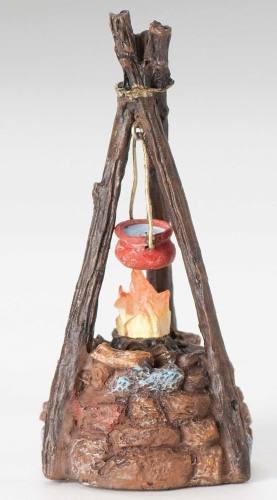 Fontanini 5" Scale Village Lighted Campfire