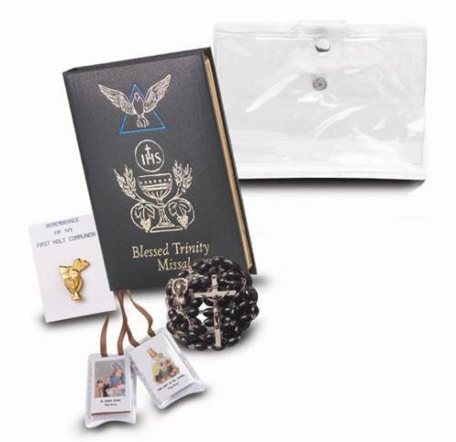 First Communion Gift Set Trinity Edition Black