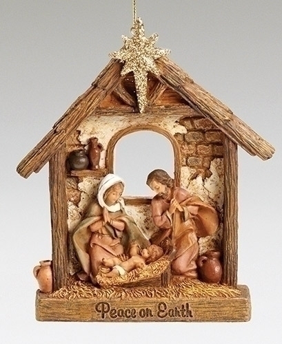 Fontanini Ornament Holy Family Stable