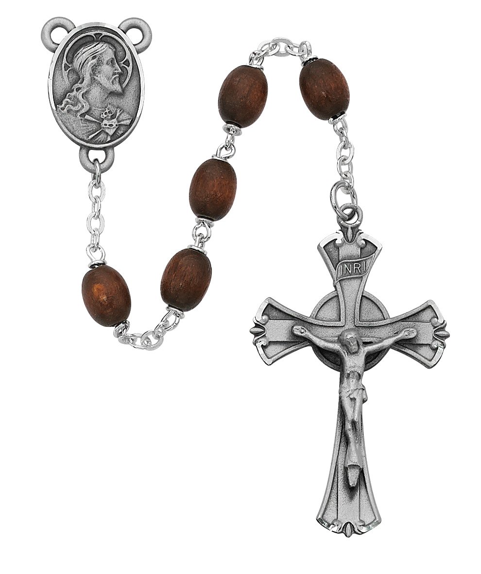 Brown Wood Rosary