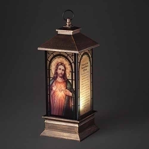 Lantern 11" Sacred Heart Of Jesus