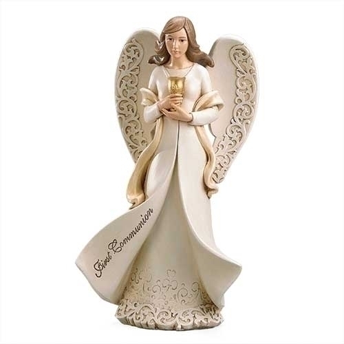 First Communion 9" Angel Holding Chalice