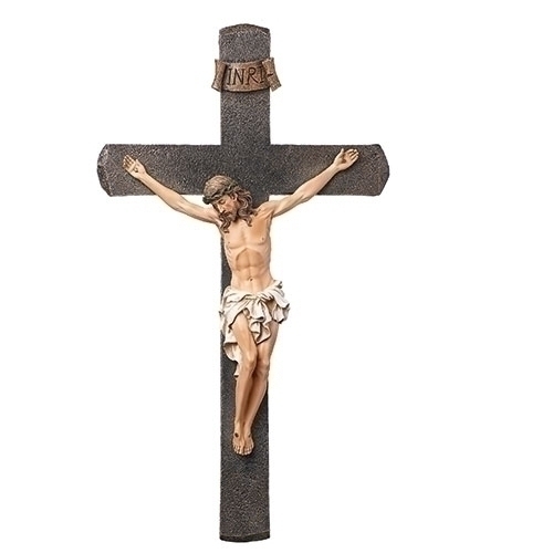 Crucifix Wall 20.5" Black