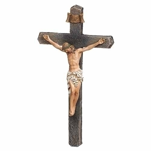 Crucifix Wall 8.25" Black