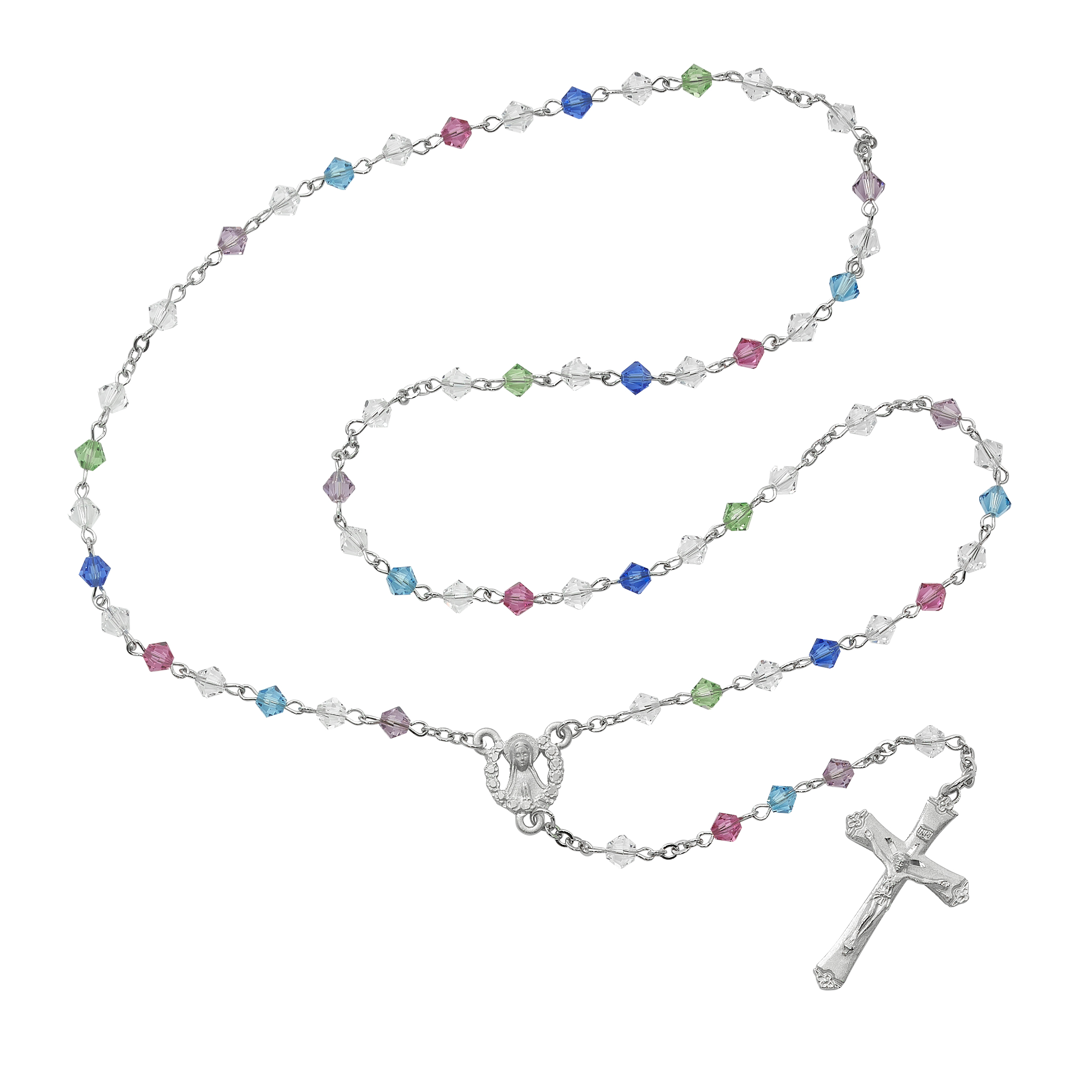 Multi Swarovski Bead Rosary
