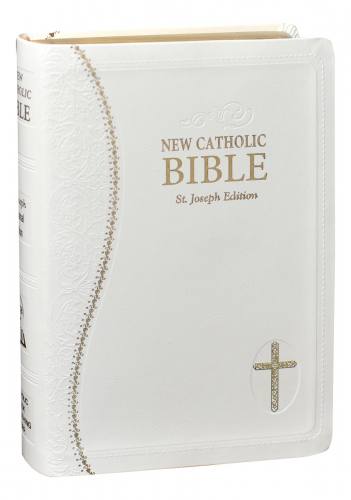 New Catholic Bible St. Joseph Regular Print Dura-Lux White